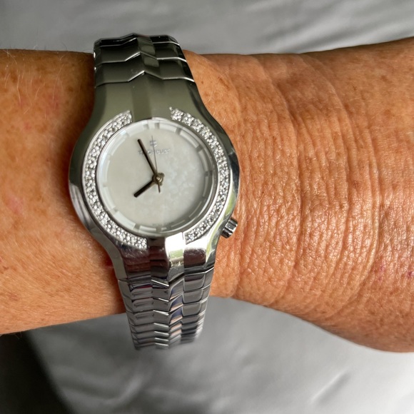 Tag Heuer Womens Alter Ego Diamond Bezel Stainless Steel Watch - Picture 9 of 11